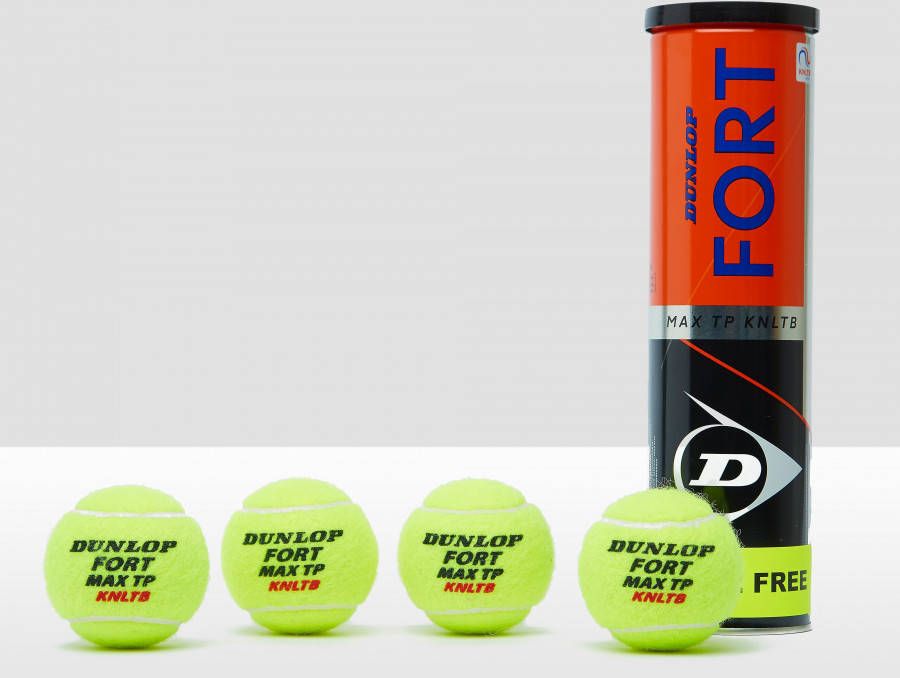 Dunlop fort max tp tennisballen 3+1 pack kinderen online kopen
