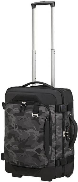 Samsonite Midtown Duffle Wheels 55 Backpack Camo Grey