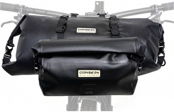 Contec Lenkertasche Mile Grinder Front 8+4 Stuurtas l + 4 l, grijs