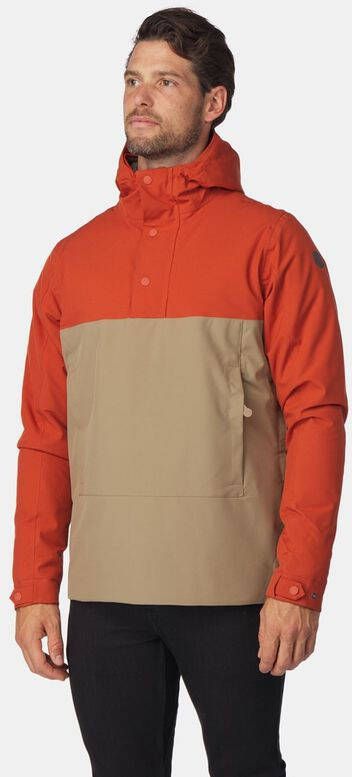 AGU Winter Rain Anorak Urban Outdoor Unisex Roest/Middengrijs