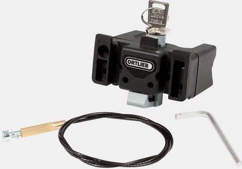 Ortlieb Handlebar Mounting Set with Lock black