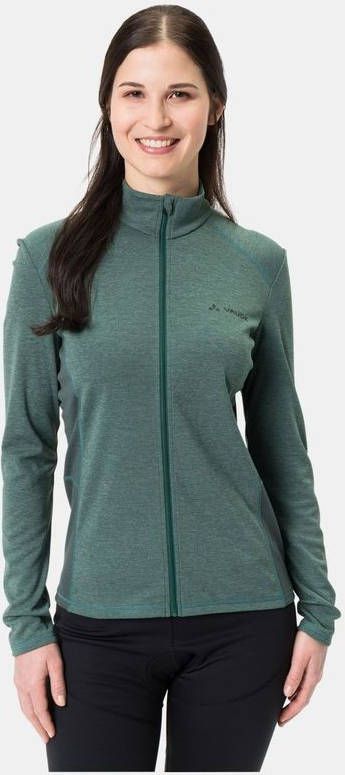 Vaude Matera LS Tricot Fietsshirt Dames Groen