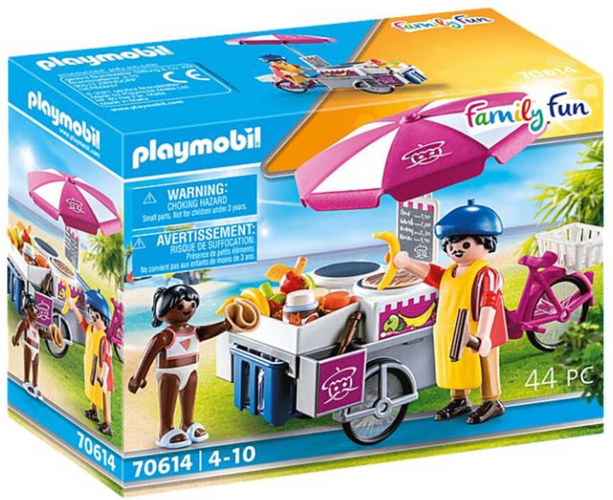 Playmobil ® Constructie speelset Mobiele crêpesverkoop(70614 ), Family fun Gemaakt in Europa(44 stuks )