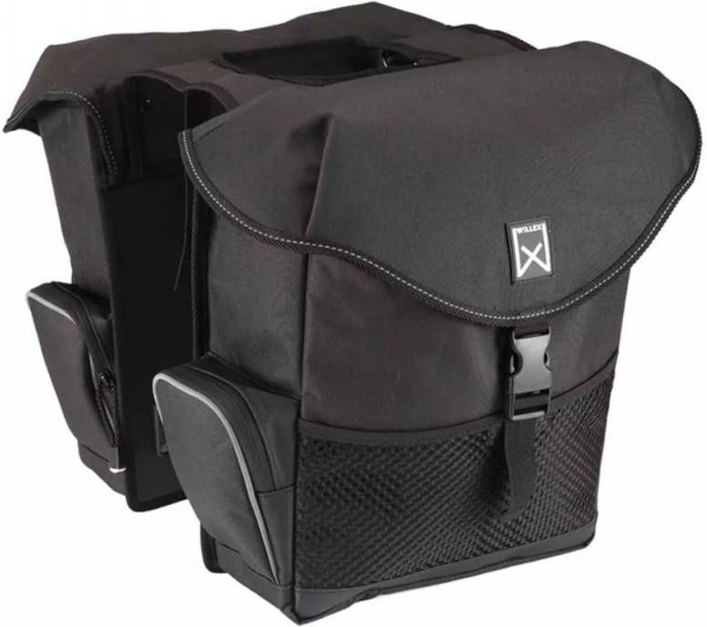 Willex dubbele bagagetas Zwart 24 liter Zwart