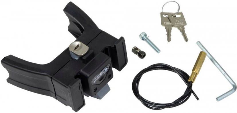 Ortlieb ORTL MOUNTING SET E BIKE ULTIMATE6 WITH LOCK Zwart