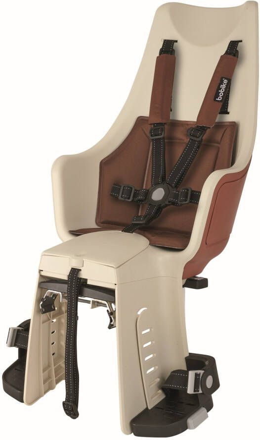 Bobike Maxi Exclusive Plus Cinnamon Brown achterstoeltje Drager Bevestiging