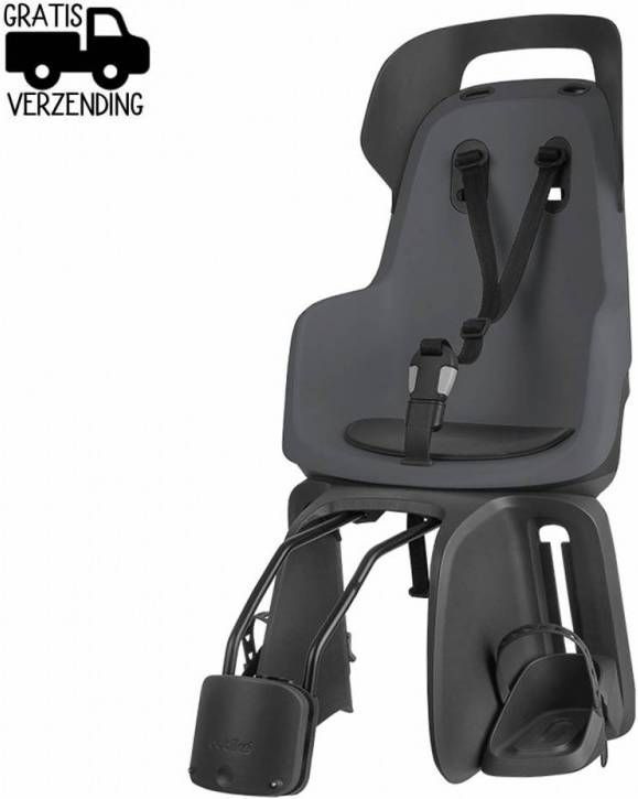 Bobike Kinderzitje Go Maxi Lemon Sorbet Framebevestiging Donkergrijs