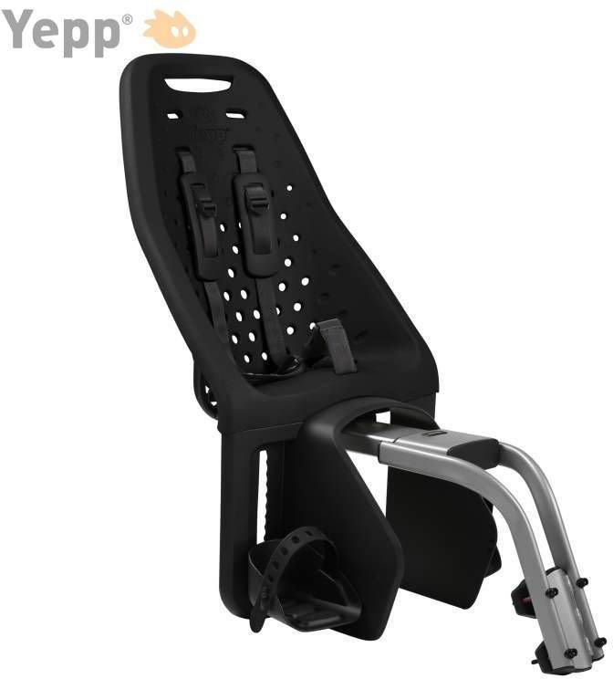 Thule Yepp Original Maxi Achterzitje Zwart inclusief Zadelbevestiging Fietsstoeltje