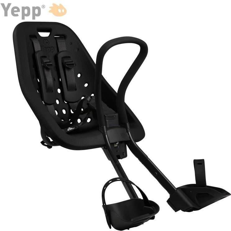 Thule Yepp Original Mini Voorzitje Zwart Fietsstoeltje
