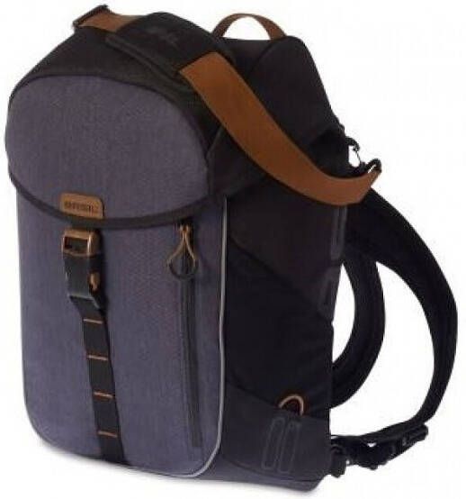 Basil Fietsrugzak Miles 17 Liter Grijs/zwart 17665
