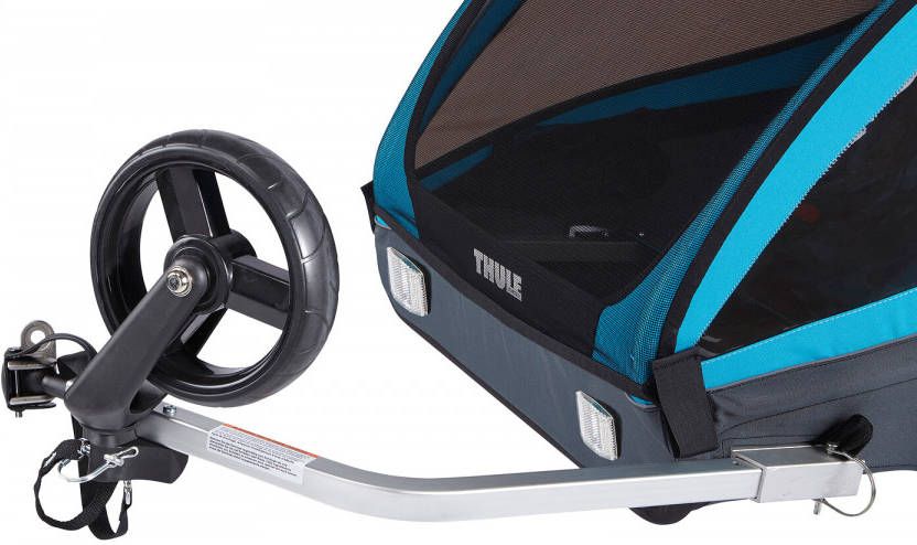 Thule Coaster 2 XT Bike Trailer+Stroll Fietstrailer Zwart