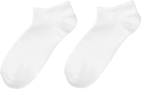 HEMA 2 pak Dames Enkelsokken Bamboe Wit(wit )