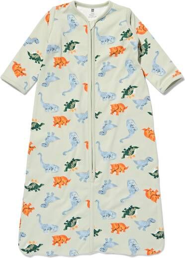 HEMA Baby Slaapzak Met Afritsmouwen Katoen Dino&apos, s Lichtgroen(lichtgroen )
