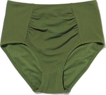 HEMA Dames Bikinibroekje Control Hoge Taille Legergroen(legergroen )