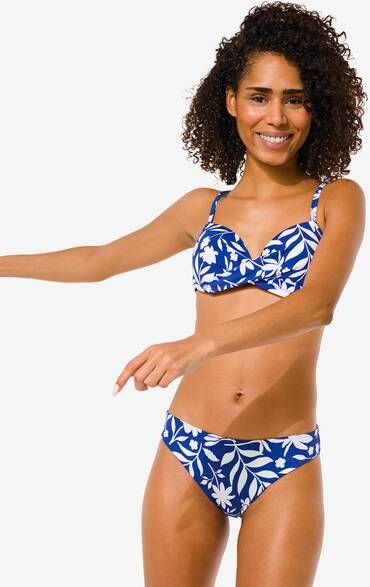 HEMA Dames Bikinibroekje Middelhoge Taille Kobaltblauw(kobaltblauw )