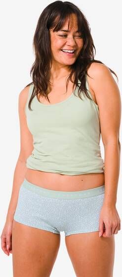 HEMA Dames Boxershort Katoen Everyday Lichtgroen(lichtgroen )