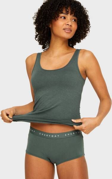 HEMA Dames Boxershort Katoen Groen(groen )