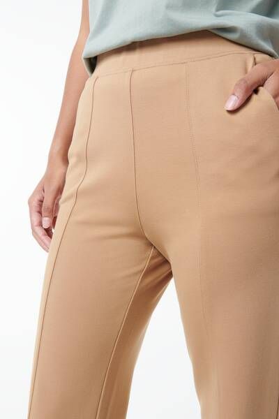 HEMA Dames Broek Eliza Beige(beige )