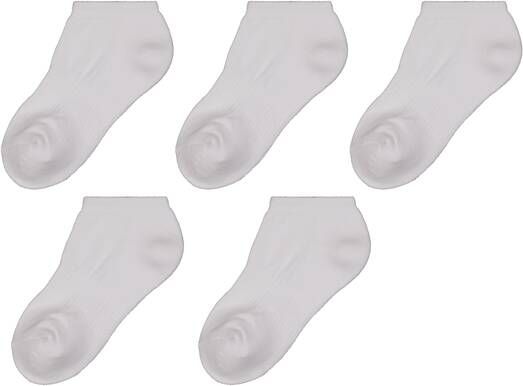 HEMA Dames Enkelsokken Sport Allround Met Badstof 5 Paar Wit(wit )