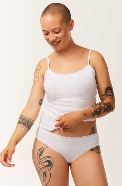 HEMA Dames Hemd Zacht Katoen Wit(wit )