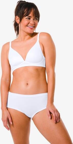 HEMA Dames Hipster Micro Stretch Wit(wit )