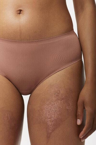 HEMA Dames Hipster Second Skin Micro Middenbruin(middenbruin )