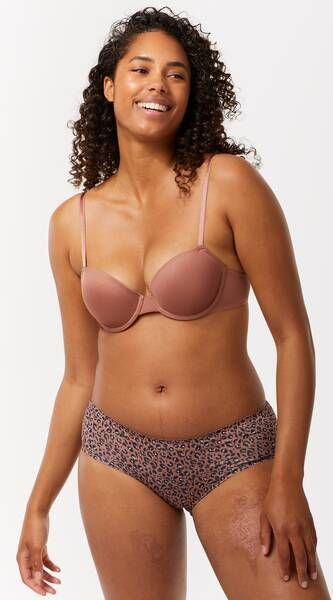 HEMA Dames Hipster Second Skin Middenbruin(middenbruin )