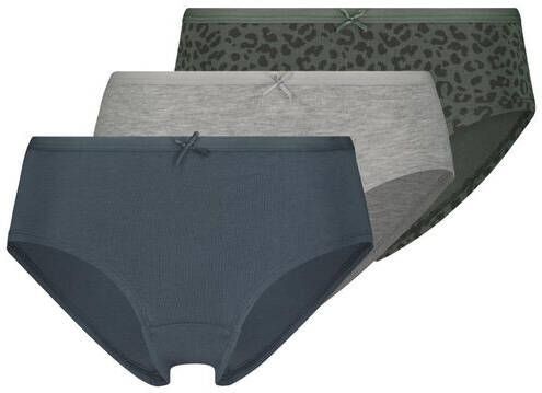 HEMA Dames Hipsters Katoen/stretch 3 Stuks Multi(multi )