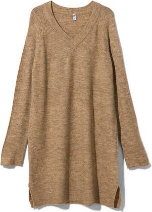 HEMA Dames Jurk Zofie Gebreid Camel(camel )