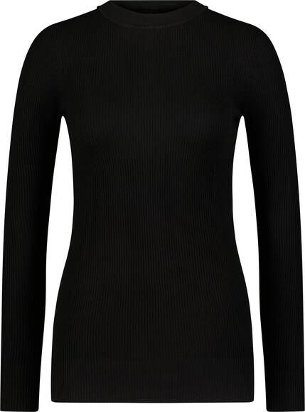 HEMA Dames Pullover Louisa Rib Zwart(zwart )