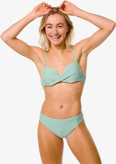 HEMA Dames Push up Bikinitop Cup A E Lichtgroen(lichtgroen )