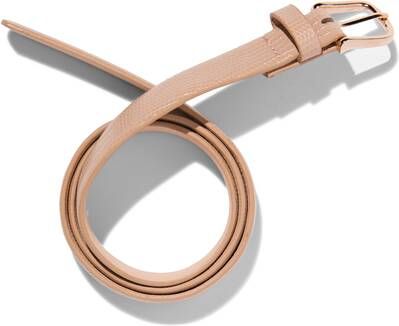 HEMA Dames Riem Met Dierenprint 2.3cm Beige(beige )