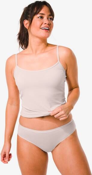 HEMA Dames Slip Zacht Katoen Beige(beige )