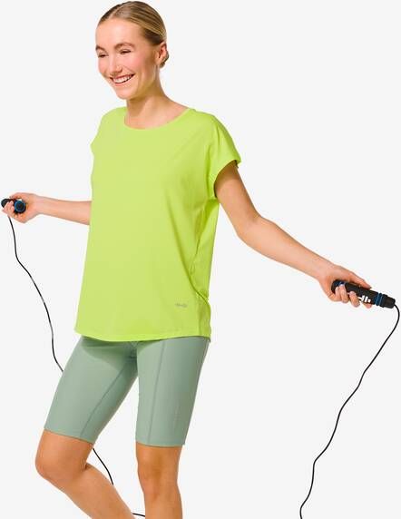 HEMA Dames Sportshirt Geel(geel )