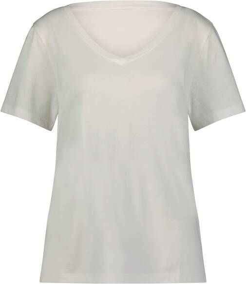 HEMA Dames T shirt Danila Met Bamboe Wit(wit )