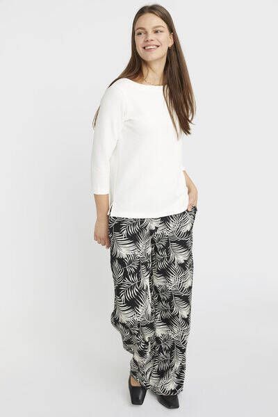 HEMA Dames T shirt Kacey Structuur Wit(wit )