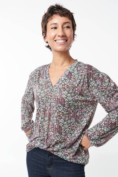 HEMA Dames T shirt Sofia Zwart(zwart )