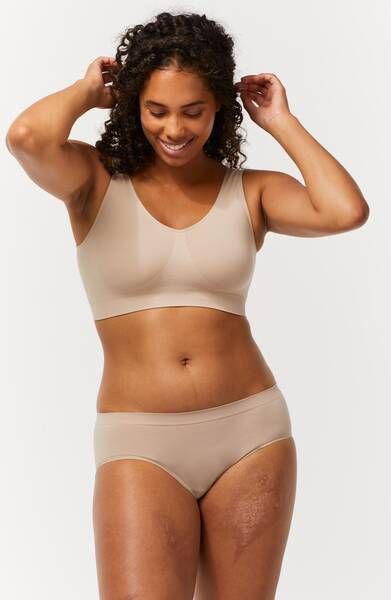 HEMA Dameshipster Lekvrij Naadloos Beige(beige )