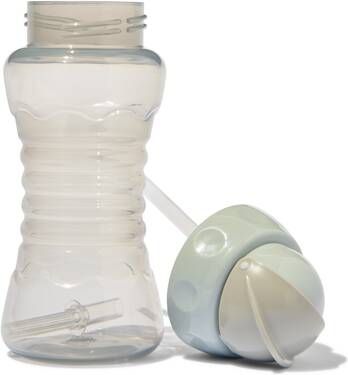 HEMA Drinkfles Met Rietje 300 Ml Grijs(grijs )