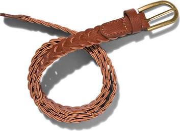 HEMA Gevlochten Dames Riem 2cm Bruin(bruin )