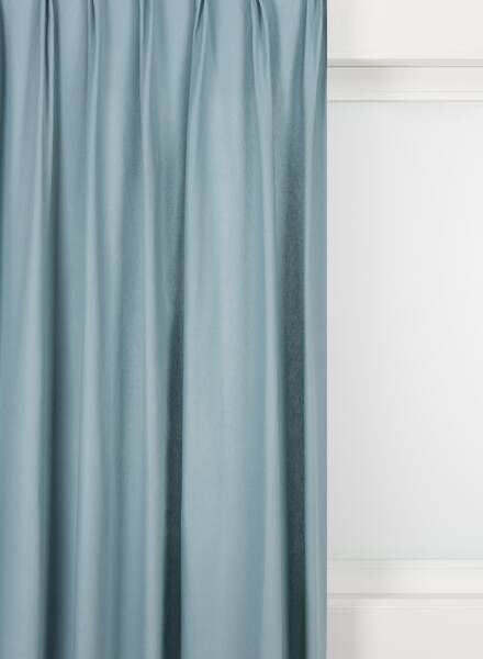 HEMA Gordijnstof Amsterdam Verduisterend Aqua(aqua )