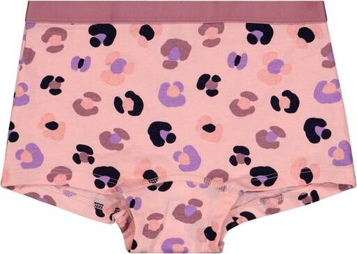 HEMA Kinder Boxers Katoen/stretch 3 Stuks Paars(paars )