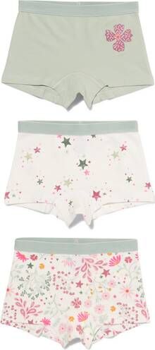 HEMA Kinder Boxers Stretch Katoen 3 Stuks Aqua(aqua )