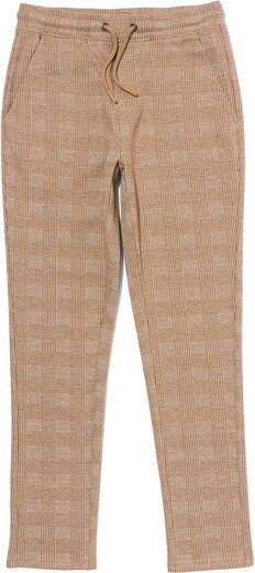 HEMA Kinder Broek Geruit Bruin(bruin )