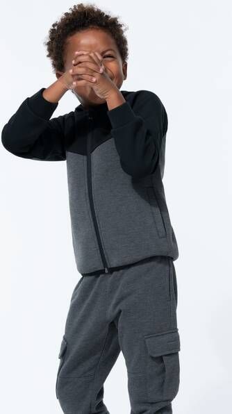 HEMA Kinder Cargobroek Donkergrijs(donkergrijs )