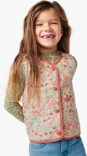 HEMA Kinder Gilet Gewatteerd Gebroken Wit(gebroken wit )