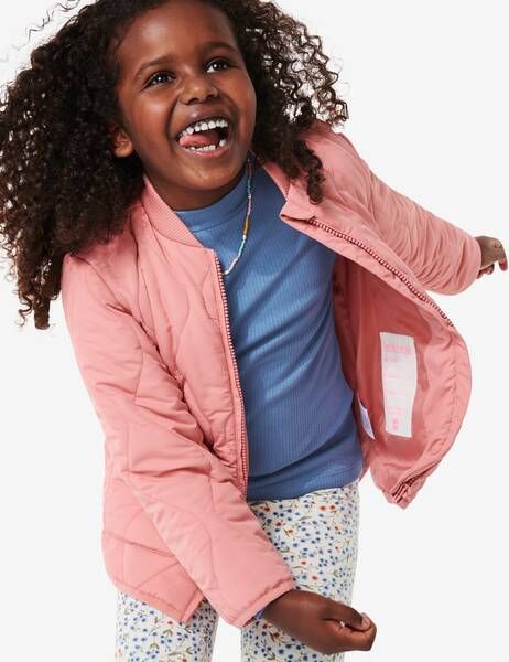 HEMA Kinder Jas Gewatteerd Roze(roze )