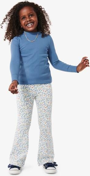HEMA Kinder Legging Flared Blauw(blauw )