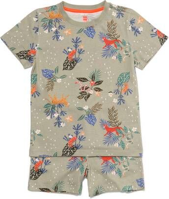 HEMA Kinder Shortama Jungle Lichtgroen(lichtgroen )