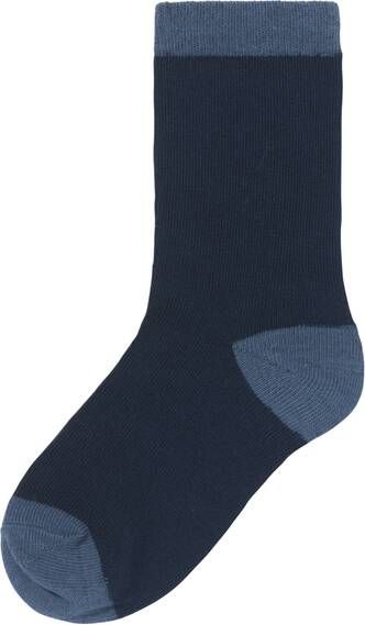 HEMA Kinder Sokken Met Katoen 5 Paar Blauw(blauw )